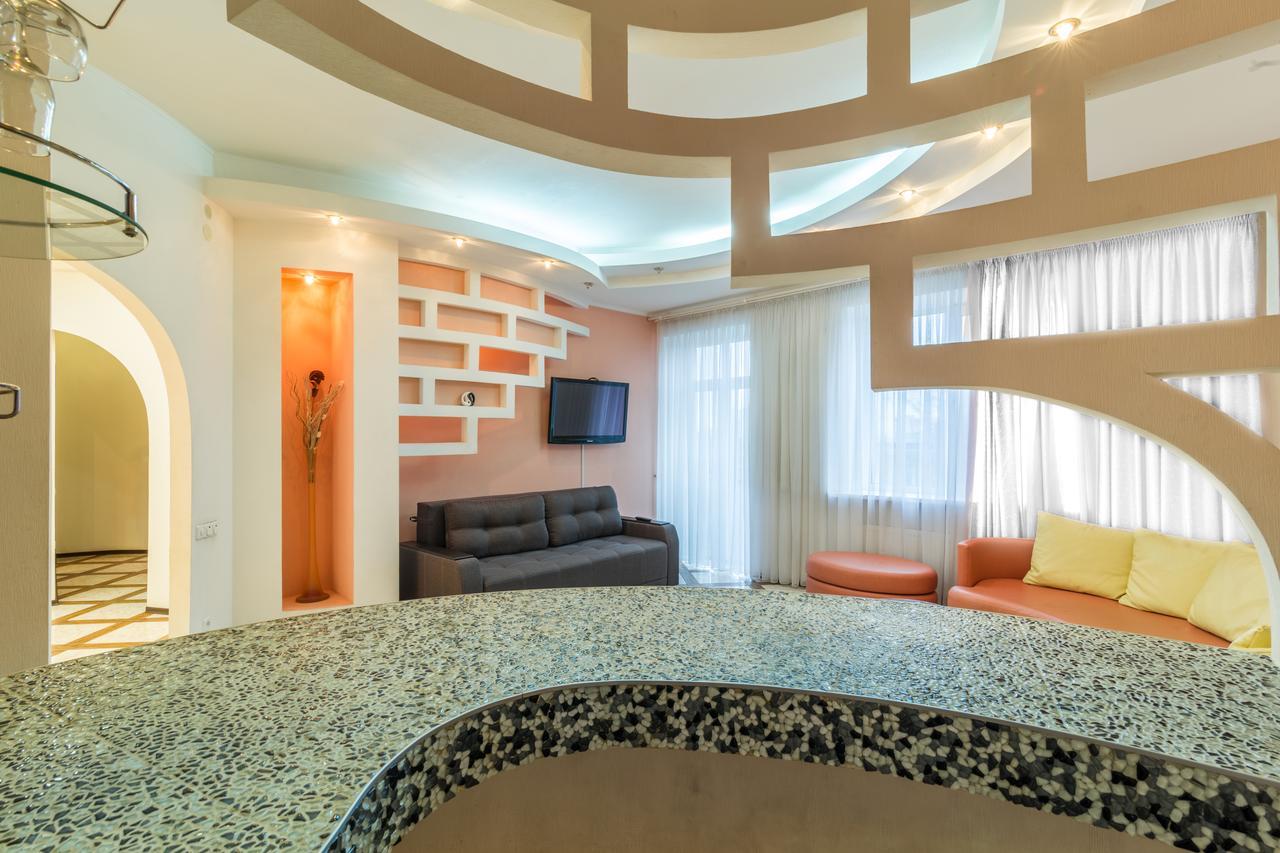 Lux Near Most City With Panoramic Windows Dnipro Exterior foto