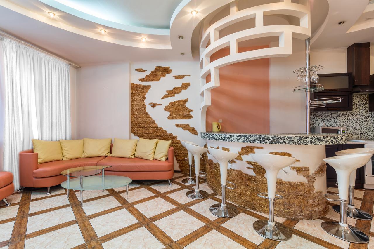 Lux Near Most City With Panoramic Windows Dnipro Exterior foto